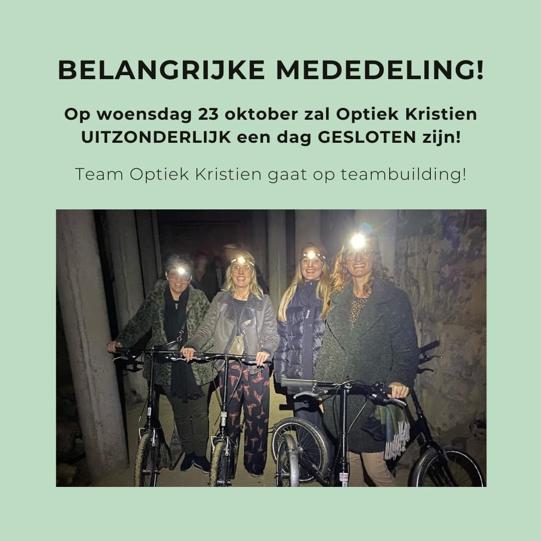 Optiek Kristien Teambuilding